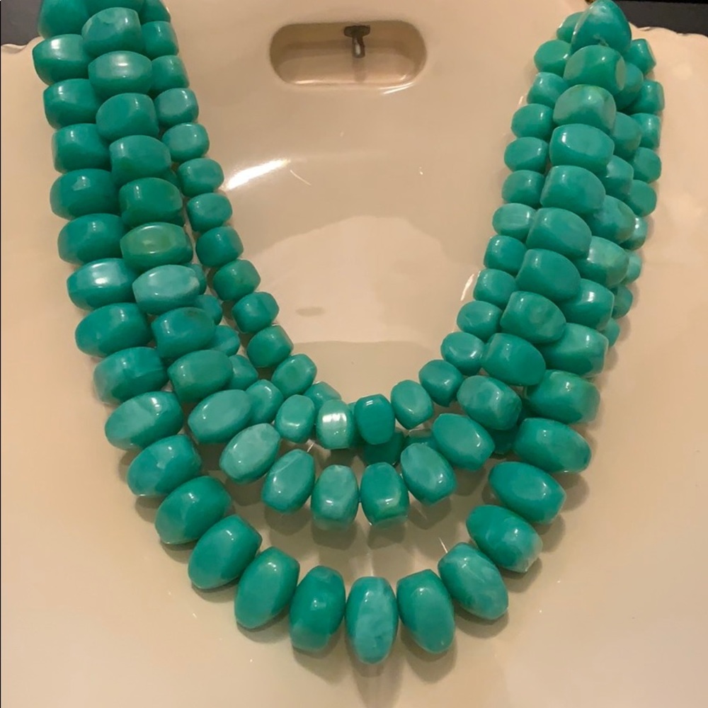 Banana Republic multi strand turquoise necklace